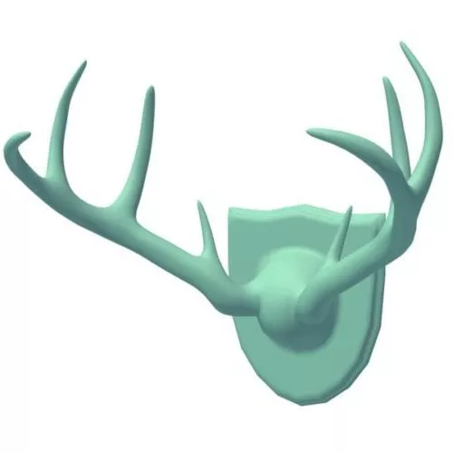 Man Head Medium Polygon 3d model