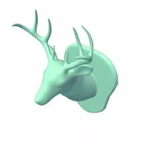 Deer Head Wall Mounted 3d model