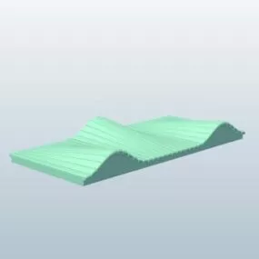 Mtbike Terrain 3d model