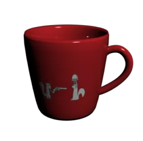 Red Mug 3d model