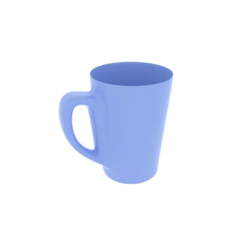 Ancient Chinese Gold Wine Cup 3d model