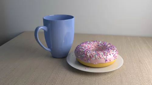 Plastic Coffee Mug 3d model