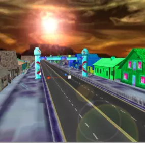 Endless Environment Scene 3d model