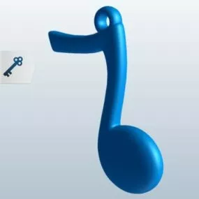 Musical Note 3d model