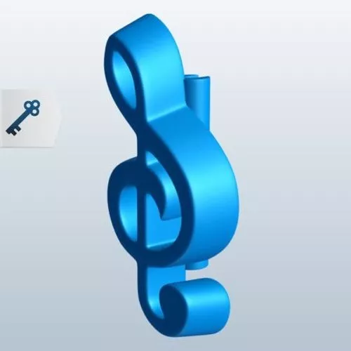 Musical Note Printable 3d model Musical Note Printable 3d model