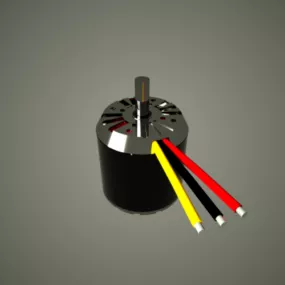 Brushless Motor 3d model