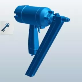 Nail Gun Lowpoly 3d model