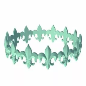 Napkin Ring Crown 3d model