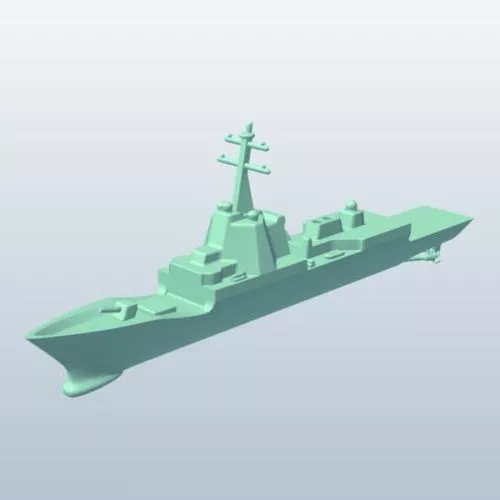 Military Naval Ship V1 3d model Military Naval Ship V1 3d model