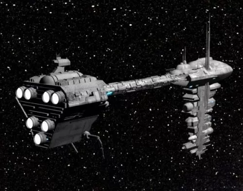 Crescent Spacecraft 3d model