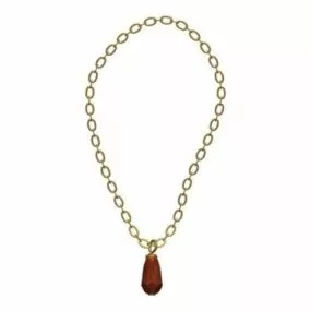 Necklace Golden Jewelry 3d model
