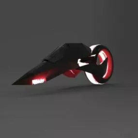 Futuristic Bike 3d model