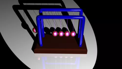 Futuristic Robot Led Ball 3d model