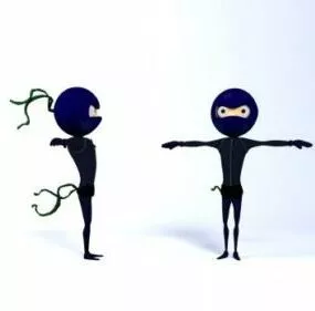 Ninja Character 3d model