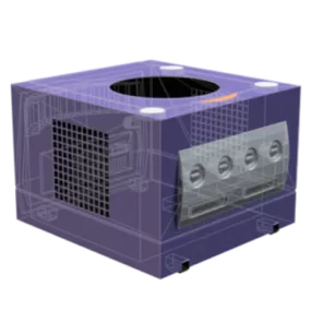 Vintage Nintendo Game Cube 3d model