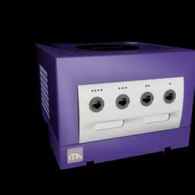 Nintendo Gamecube Game Device 3d model