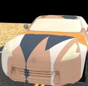 Nissan 370z Car Lowpoly V1 3d model