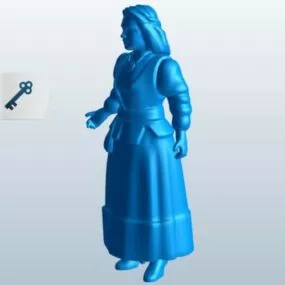 Norwegian Woman Character 3d model