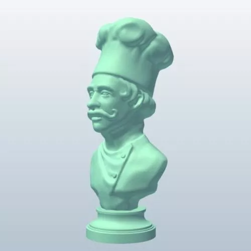Head Of Athena Bust 3d model