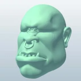 Novelty Head Sculpture 3d model