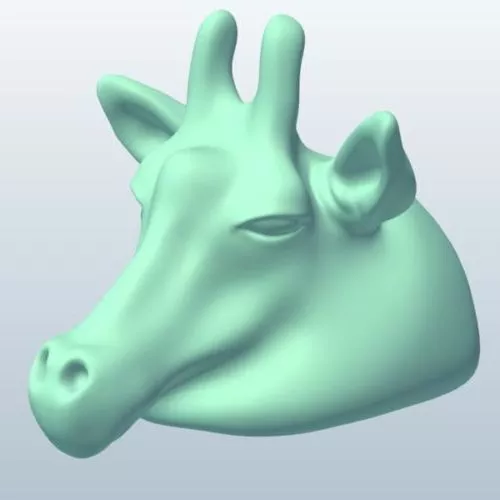Partial Giraffe Printable 3d model Partial Giraffe Printable 3d model