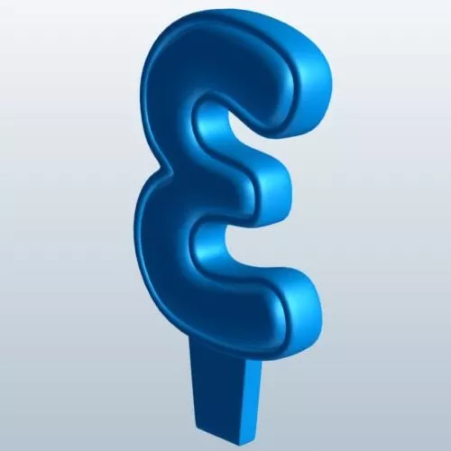 Number 3 Balloon 3d model Number 3 Balloon 3d model