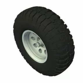 Offroad Car Tire 3d model