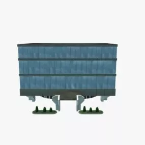 Office Building Glass Printable 3d model