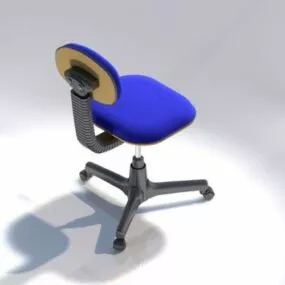 Office Chair Wheels 3d model