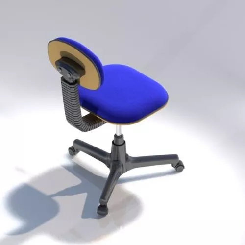 Office Chair Wheels 3d model Office Chair Wheels 3d model