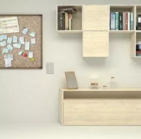 Office Cabinet Scene 3d model