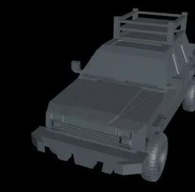 Off-road Car Lowpoly 3d model