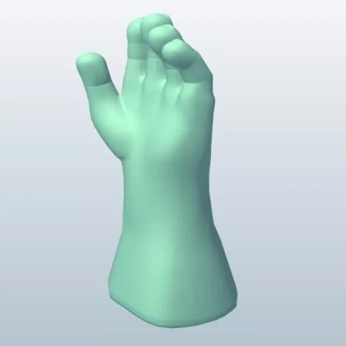 Western Man Head 3d model