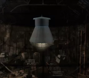 Vintage Factory Lamp 3d model