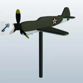 Fighter Plane Propeller 3d model