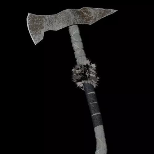 Lowpoly Axe Weapon 3d model