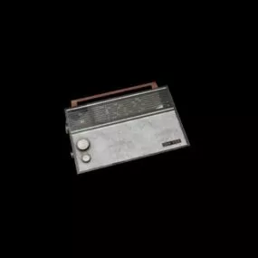 Vintage Radio Vef 3d model