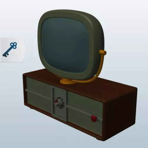 Modern Screen Divider 3d model