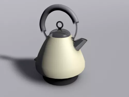 Old Electric Kettle 3d model