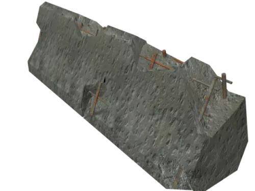 Concrete Road Barrier 3d model Concrete Road Barrier 3d model