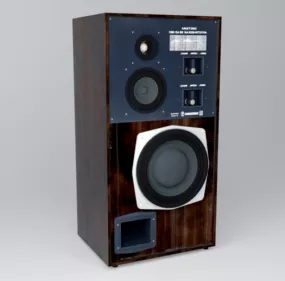 Old Russian Speaker 3d model