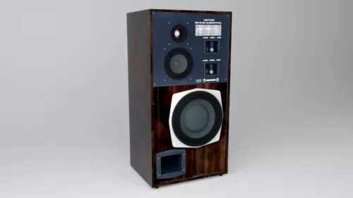 Old Russian Speaker 3d model Old Russian Speaker 3d model