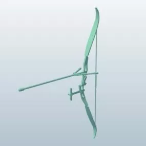 Sport Recurve Bow 3d model