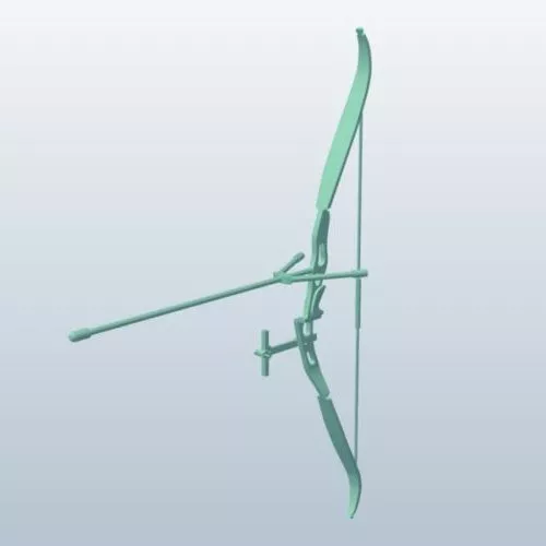 Recurve Bow 3d model