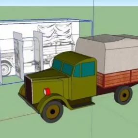 Vintage Opel Blitz Vehicle 3d model