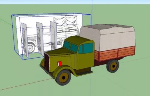 Gaz66 Soviet Truck 3d model