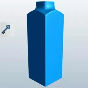 Porcelain Flower Vase 3d model