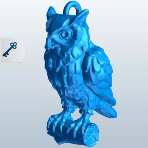 Owl Standing Lowpoly 3d model Owl Standing Lowpoly 3d model