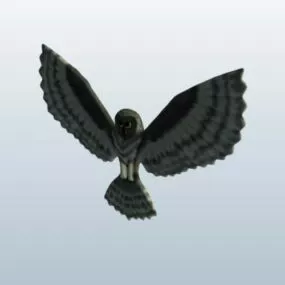 Owl Statue 3d model