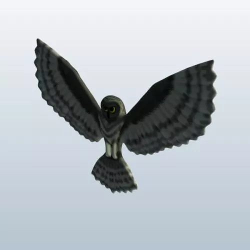 Owl Statue 3d model Owl Statue 3d model